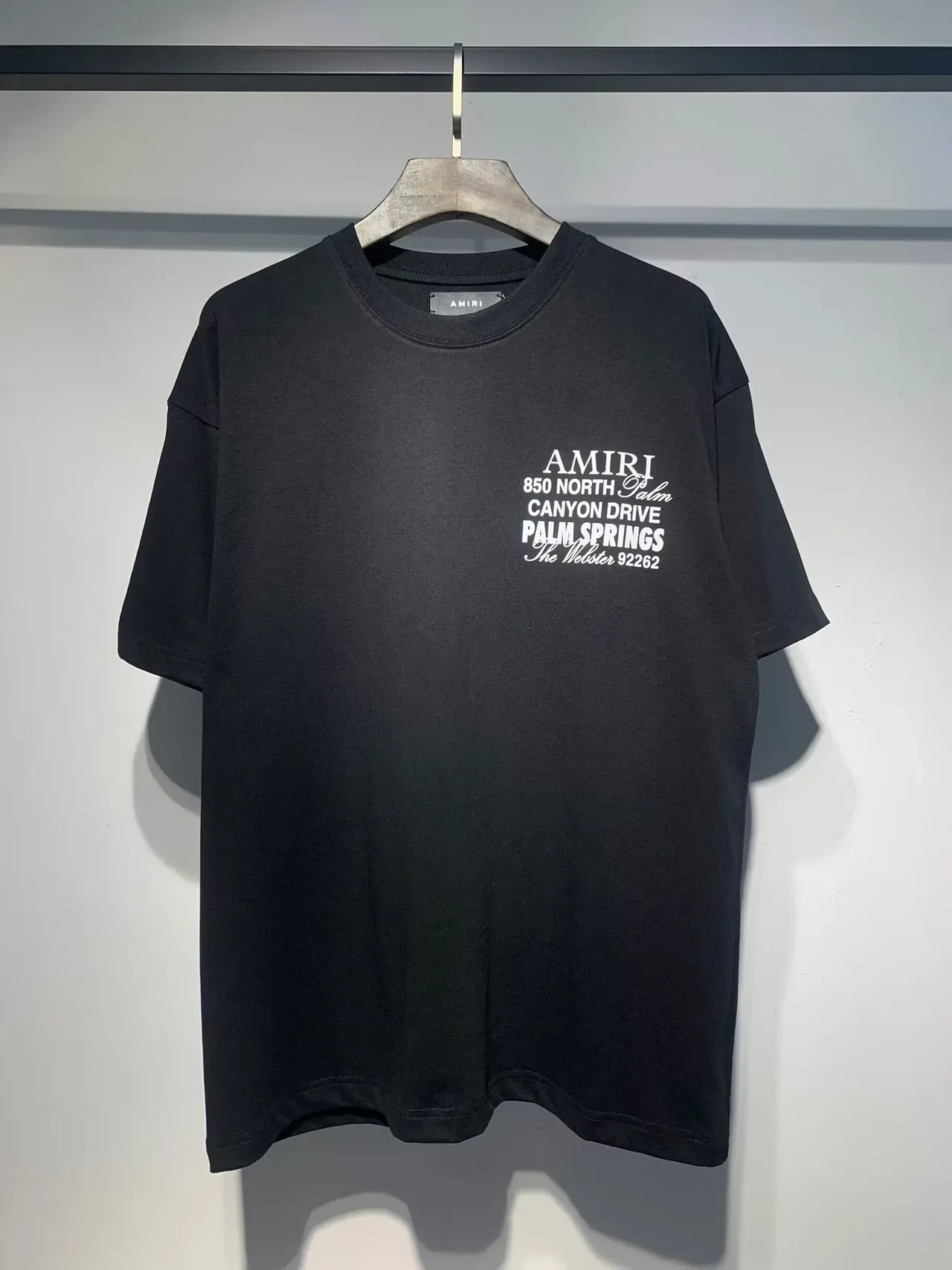 Camiseta gráfica Amiri Palm Springs Address 5