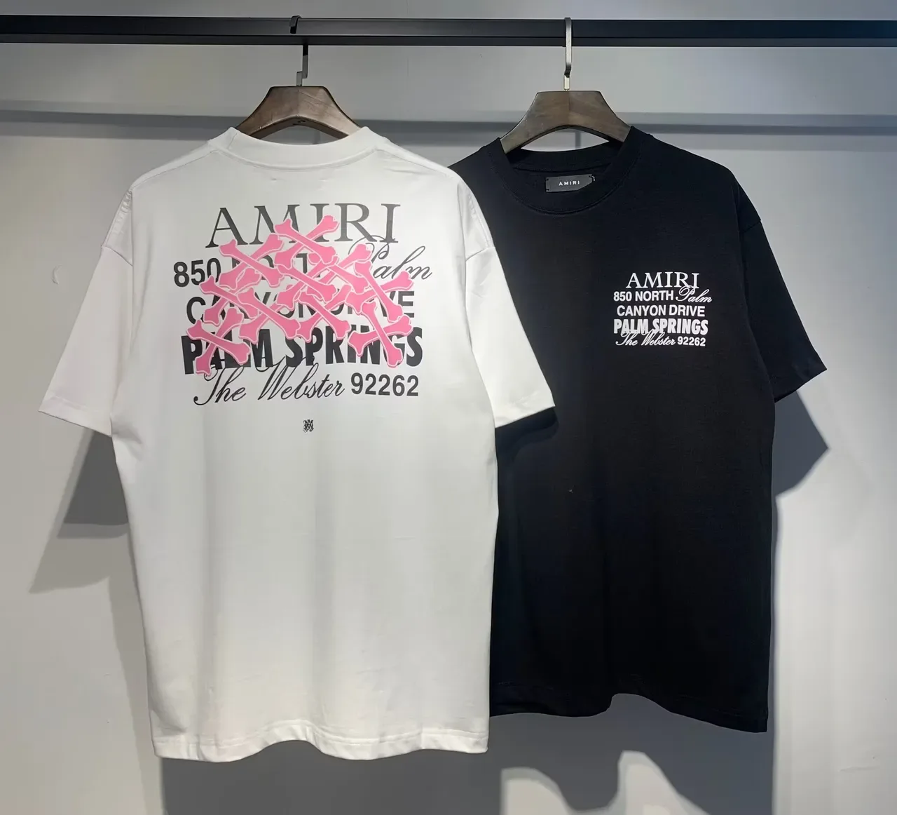 Camiseta gráfica Amiri Palm Springs Address 6