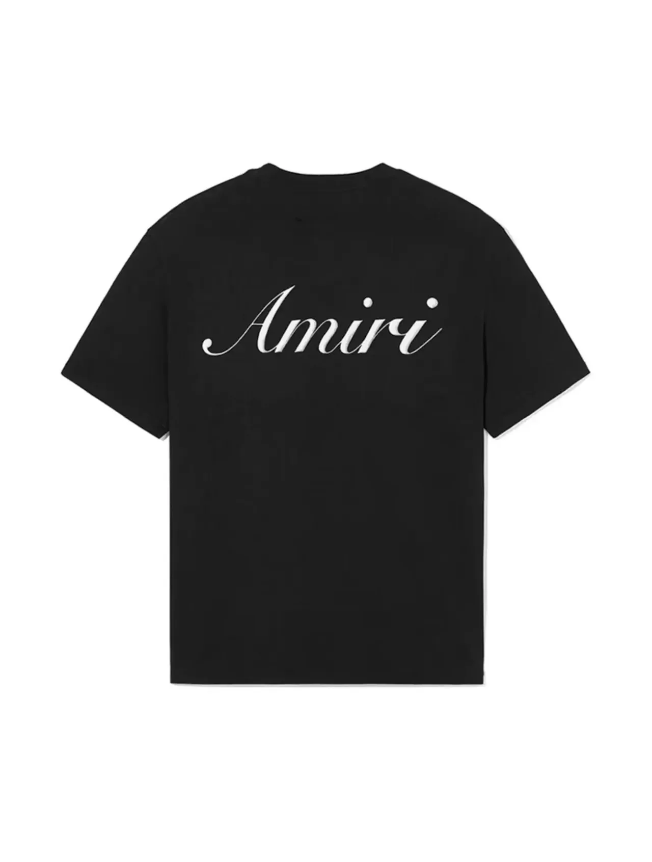 Amiri Script Logo Black and White Oversized T-Shirt 16