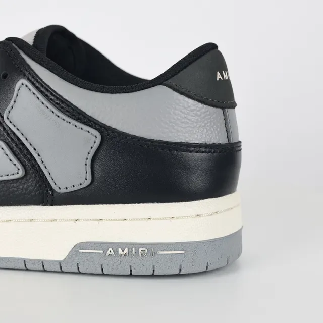 Amiri Skel Top Low tênis lifestyle preto cinza 4