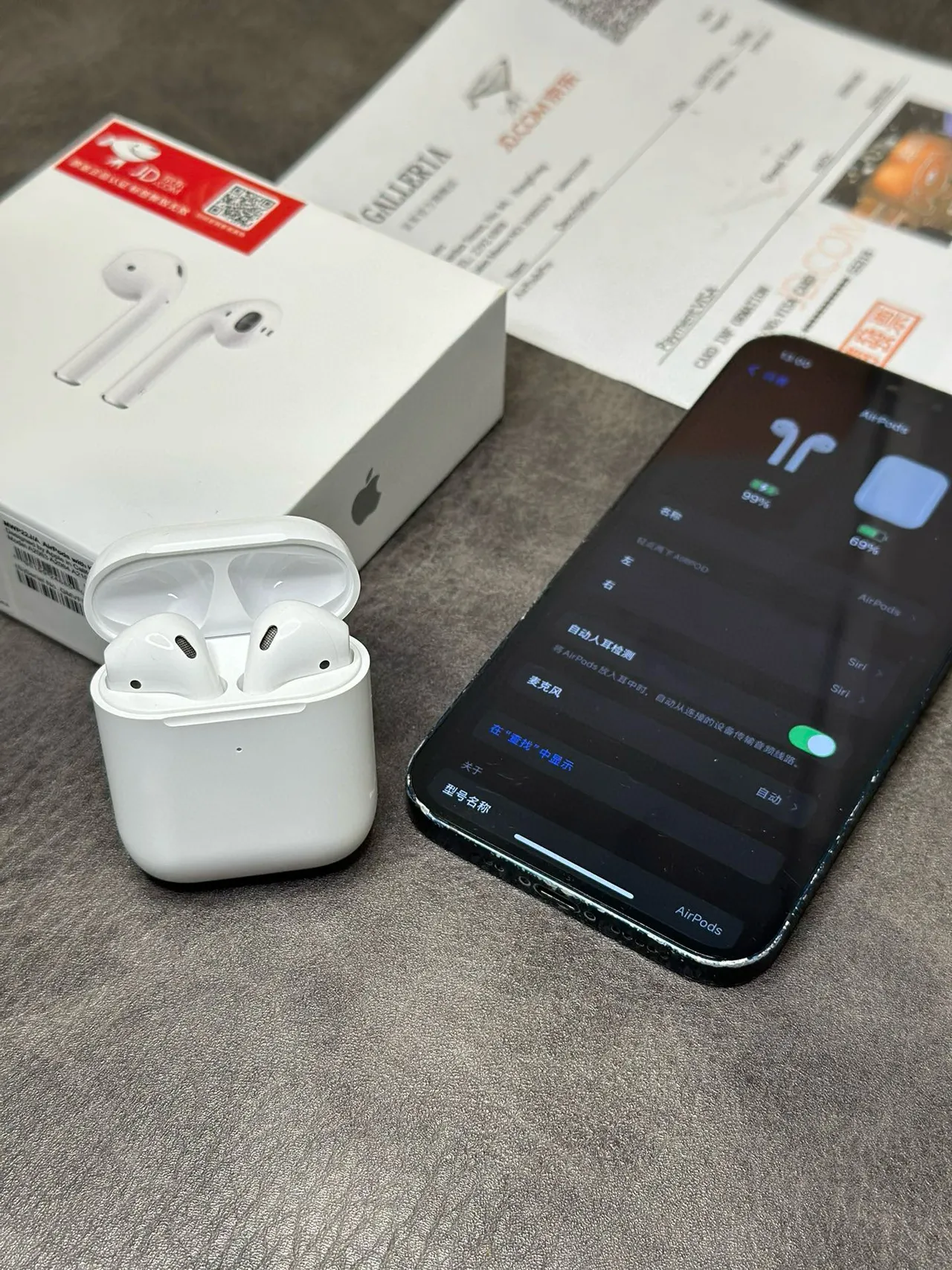 Apple AirPods सफेद स्टेम-स्टाइल चमकदार TWS ईयरबड्स 11