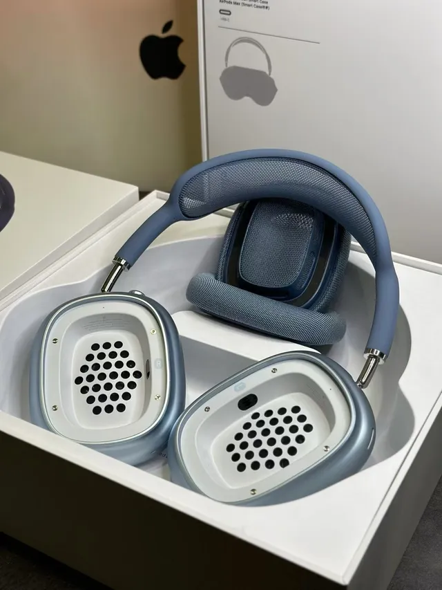 Apple Acabamento metálico multicolor diadema de aço inoxidável ajustável fones de ouvido supra-aurais 16