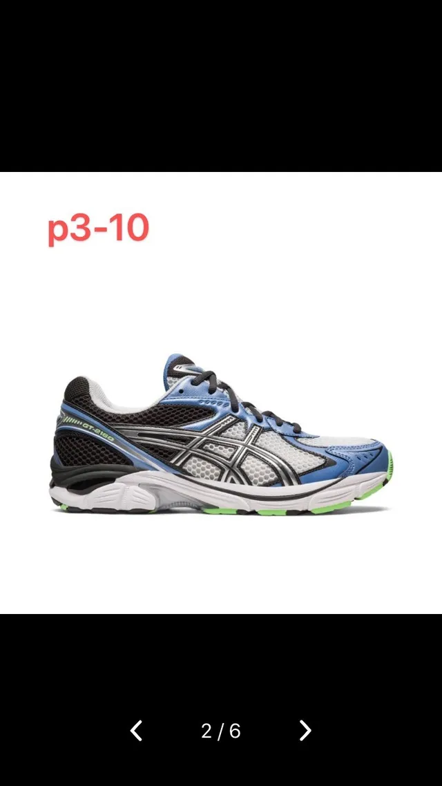 ASICS 蓝绿工程网面鞋面银色虎纹笼跑鞋 2