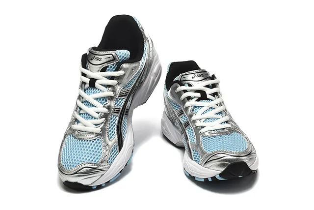 ASICS Gel-Kayano 14 White Silver Orange Running Shoes 3