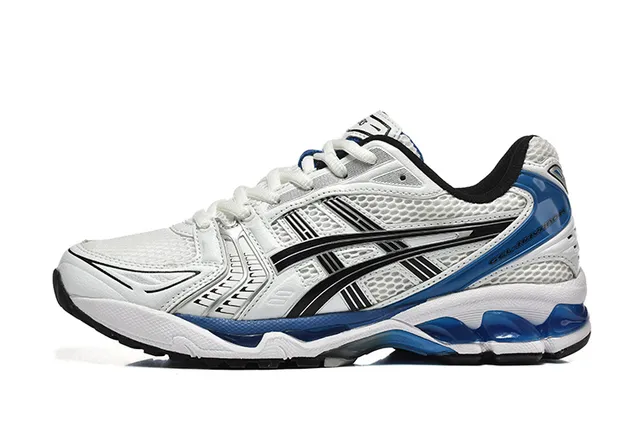 ASICS Gel-Kayano 14 White Silver Orange Running Shoes 12