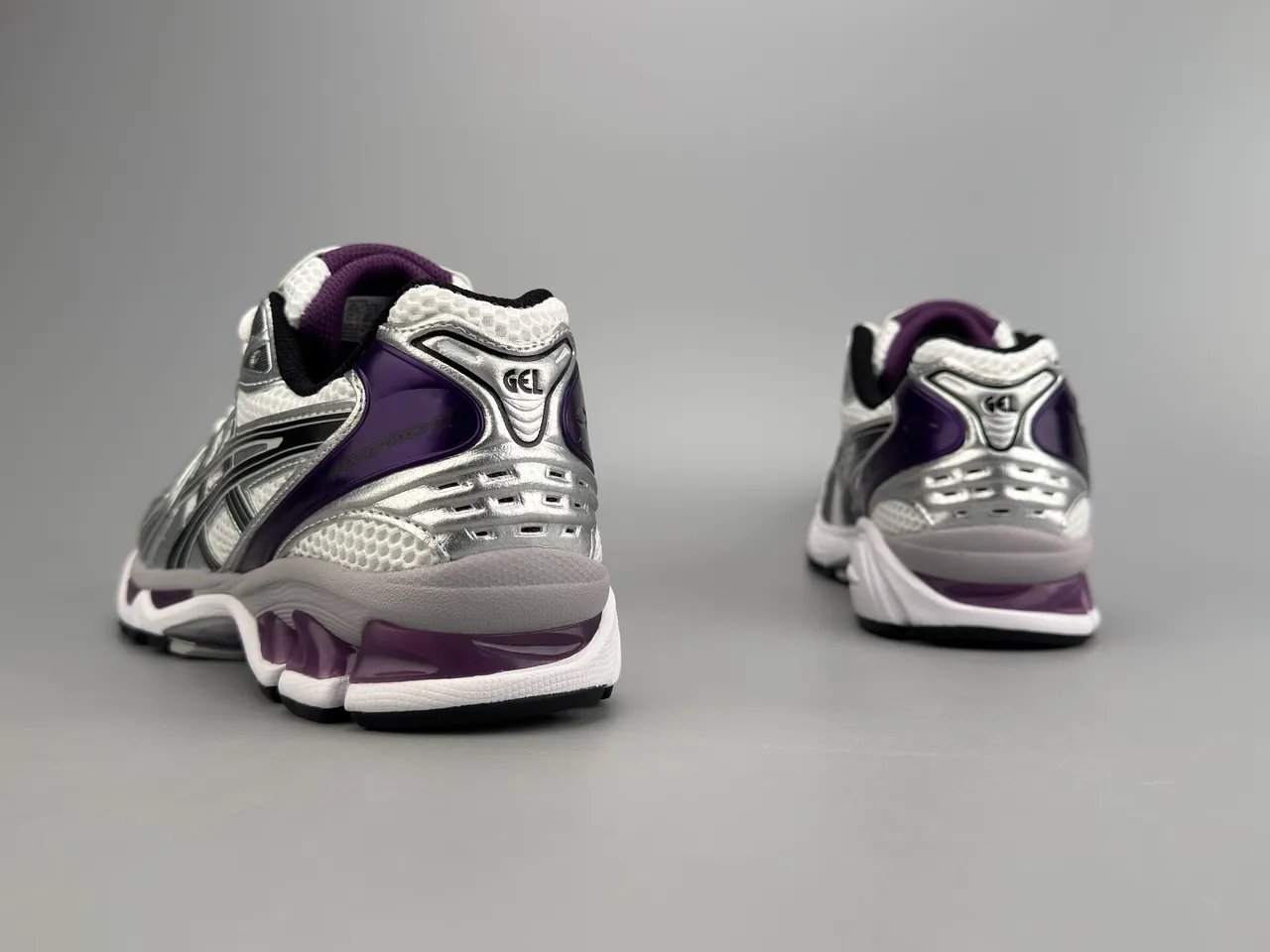 ASICS Gel-Kayano 银白紫色跑鞋 4