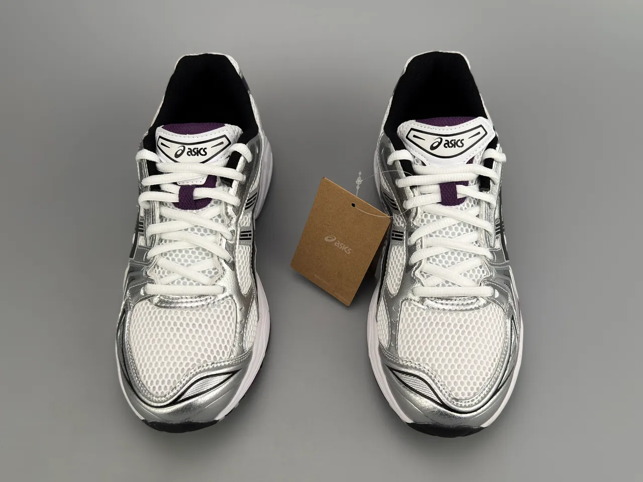 ASICS Gel-Kayano 银白紫色跑鞋 7