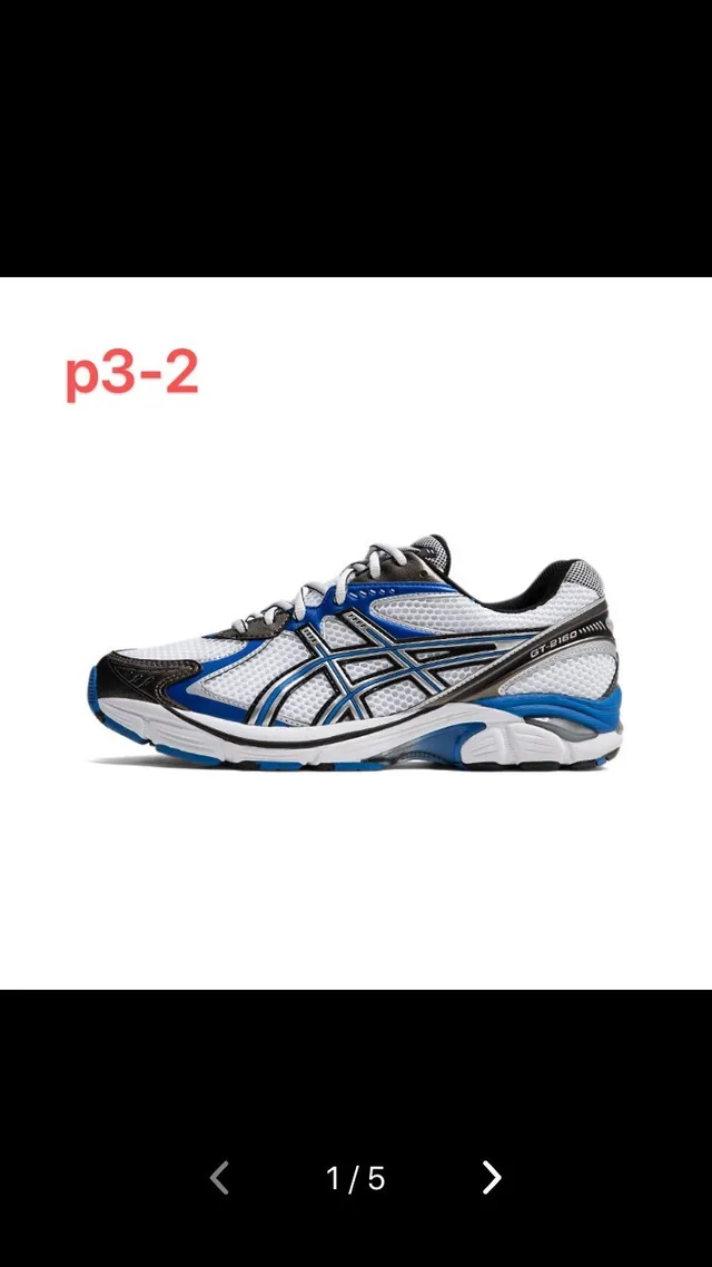 ASICS GT-2160 White Blue দৌড়ের জুতো 2