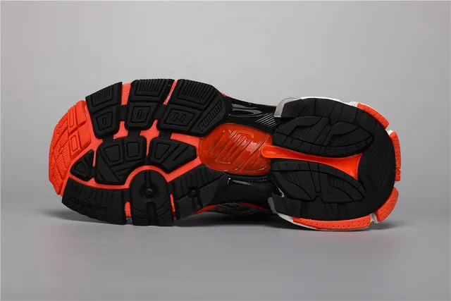 ASICS Runner সাদা নারাঙ্গি কালো দৌড়ের জুতো 6