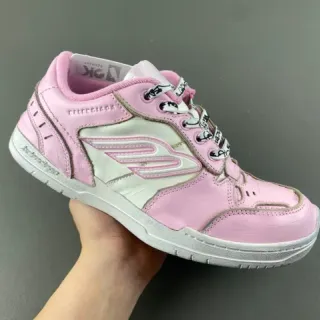 Balenciaga 2K Pink and White Lifestyle Sneakers