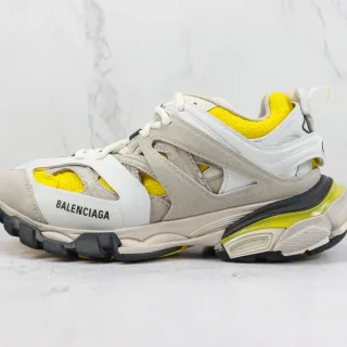 Balenciaga Defender Beige Amarelo Tênis Chunky