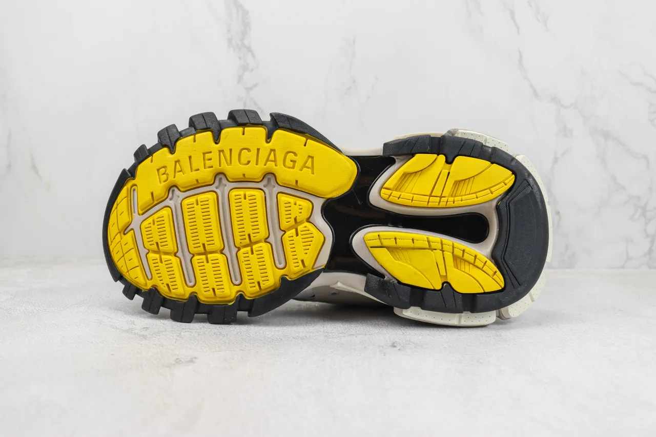 Balenciaga Defender Beige Yellow Chunky Sneakers 8
