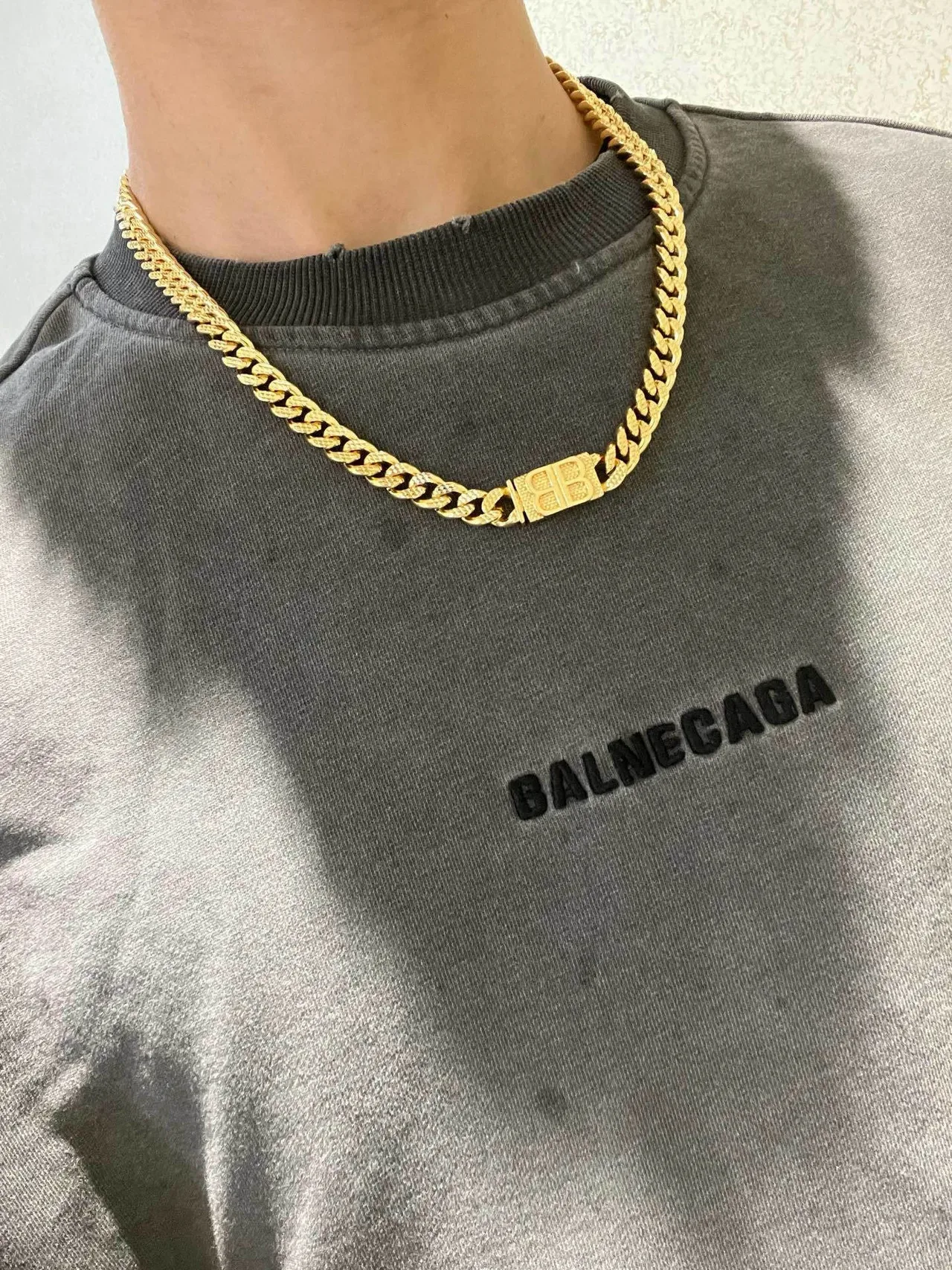 Balenciaga Logo Chain 金项链 4