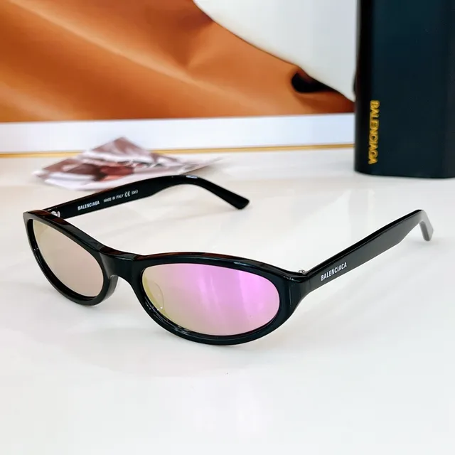 Balenciaga Óculos de Sol Cat-Eye Estreito com Lente Amber 2