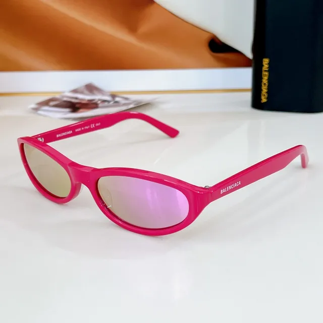 Balenciaga Óculos de Sol Cat-Eye Estreito com Lente Amber 7