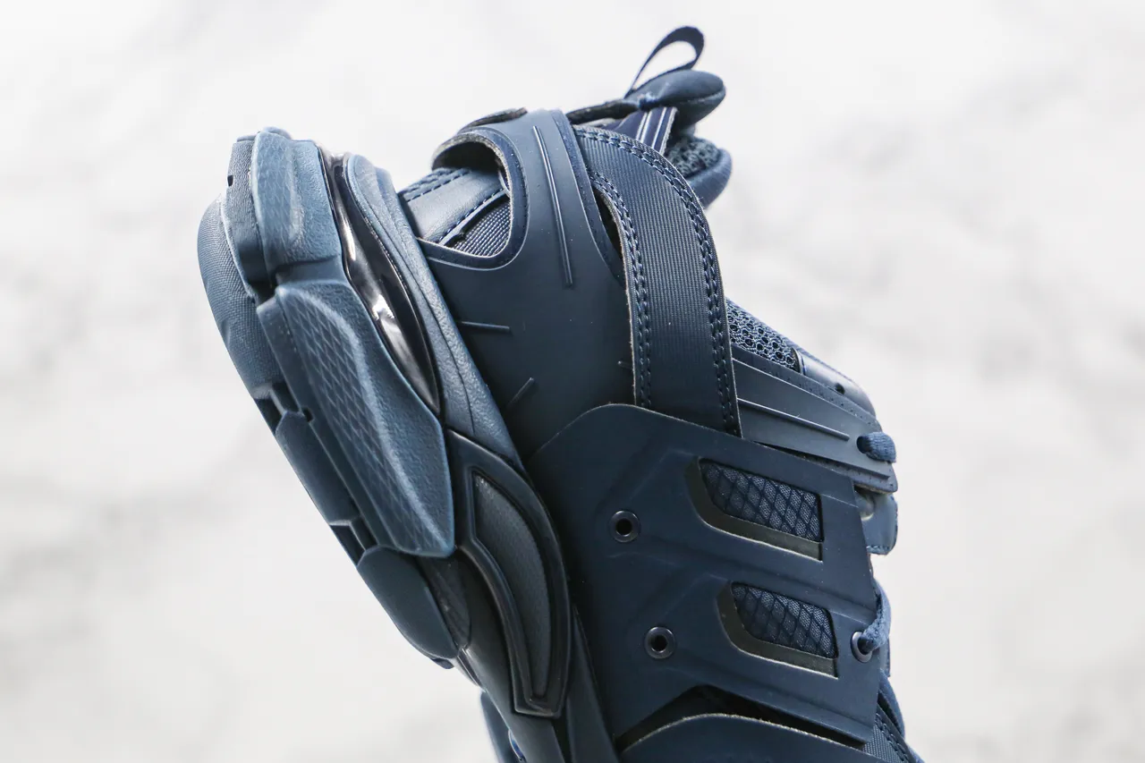 Balenciaga Runner Monochromatic Blue Chunky Sneakers 4