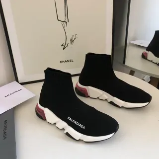 Balenciaga Speed Trainer Black White Red Lifestyle Sneakers