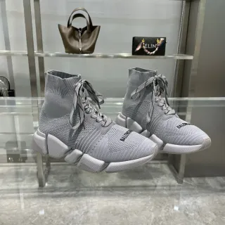 Balenciaga Speed Trainer ग्रे निट लाइफस्टाइल स्नीकर