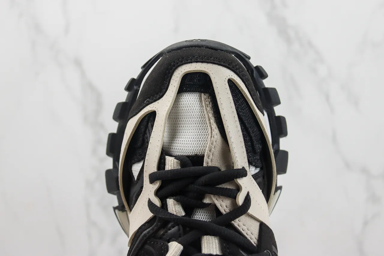 Balenciaga Track Trainer Beige Black Chunky Sneakers 6