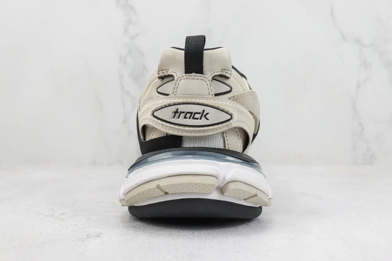 Balenciaga Track Trainer Beige Black Chunky Sneakers 9