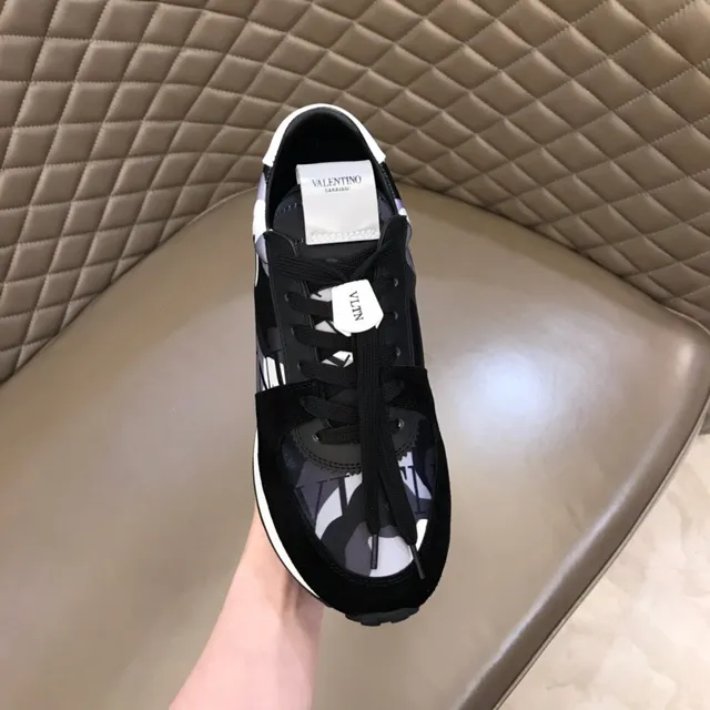 Balenciaga Track Trainer काला सफेद भूरा कैमो लाइफस्टाइल स्नीकर 4