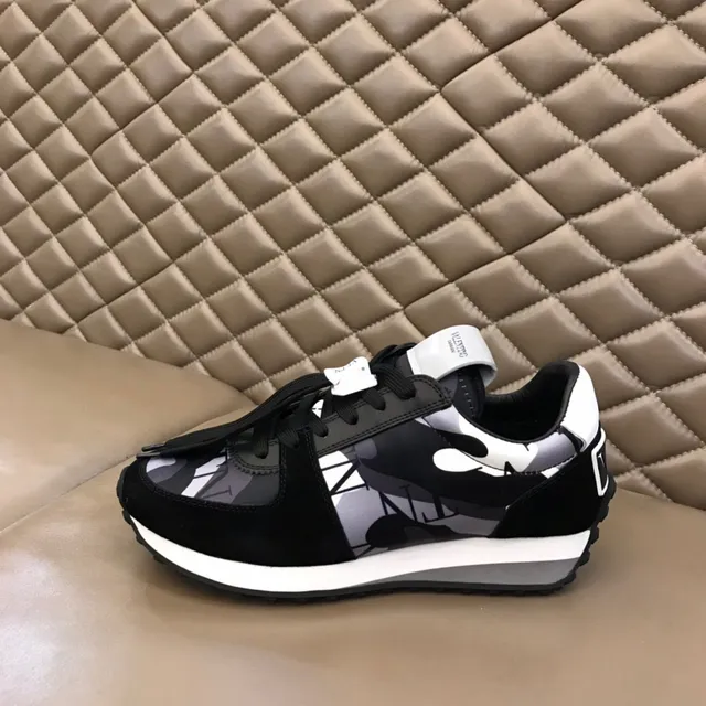 Balenciaga Track Trainer काला सफेद भूरा कैमो लाइफस्टाइल स्नीकर 5