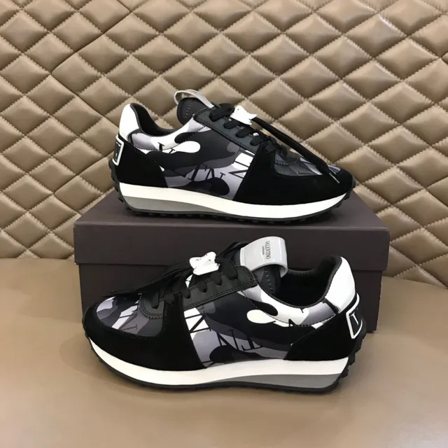 Balenciaga Track Trainer काला सफेद भूरा कैमो लाइफस्टाइल स्नीकर 7