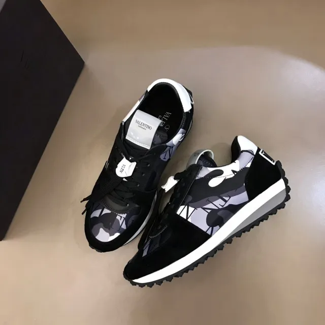 Balenciaga Track Trainer काला सफेद भूरा कैमो लाइफस्टाइल स्नीकर 8