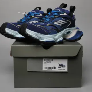 Balenciaga Track Trainer Deep Blue Ice midsol baskets chunky