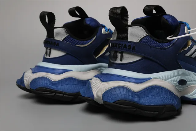 Balenciaga Track Trainer Deep Blue Ice 中底厚底运动鞋 2