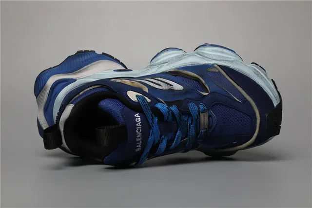 Balenciaga Track Trainer Deep Blue Ice 中底厚底运动鞋 7