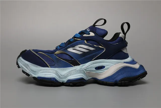Balenciaga Track Trainer Deep Blue Ice 中底厚底运动鞋 9