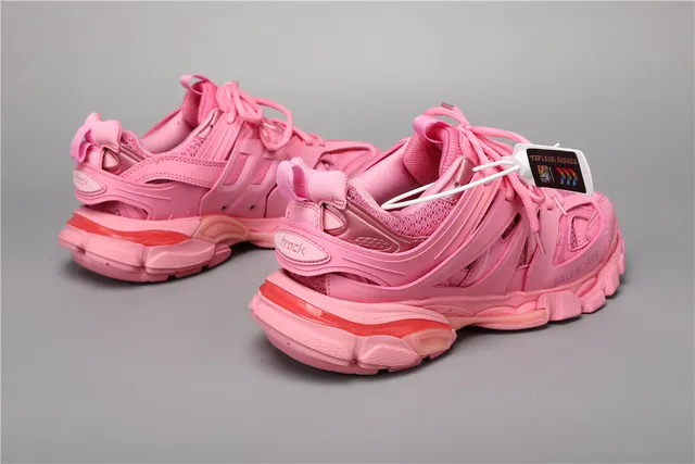 Balenciaga Track Trainer Pink Wash Chunky Sneakers 3