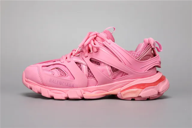 Balenciaga Track Trainer Pink Wash Chunky Sneakers 9