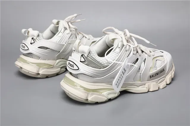 Balenciaga Track Trainer White Chunky Sneakers 3