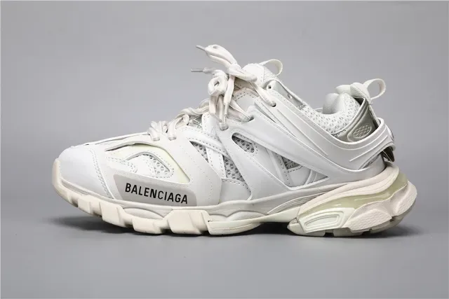 Balenciaga Track Trainer White Chunky Sneakers 9