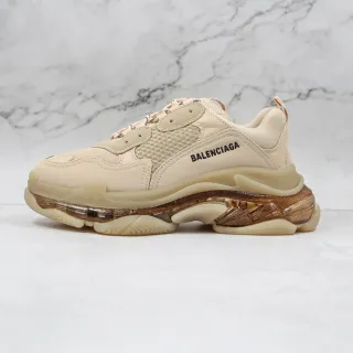 Balenciaga Triple S Beige and Translucent Amber মোটা স্নিকার