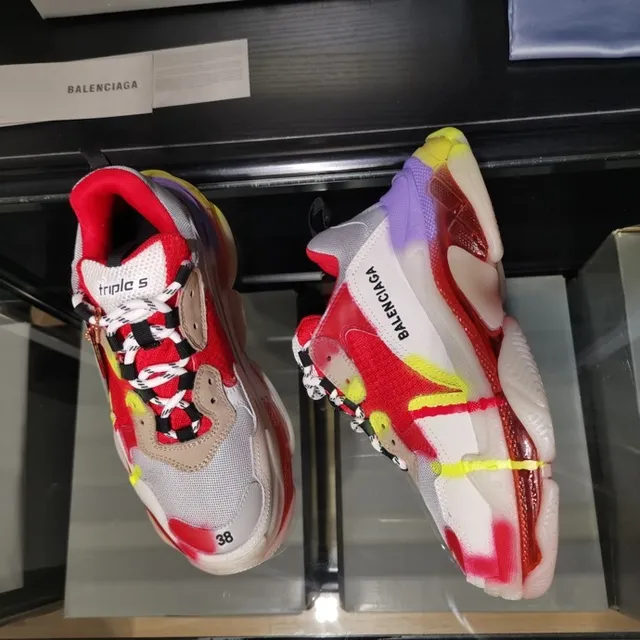Balenciaga Triple S Multicolor Chunky Sneakers 6