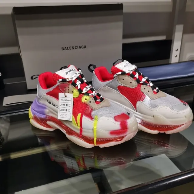 Balenciaga Triple S Multicolor Chunky Sneakers 7