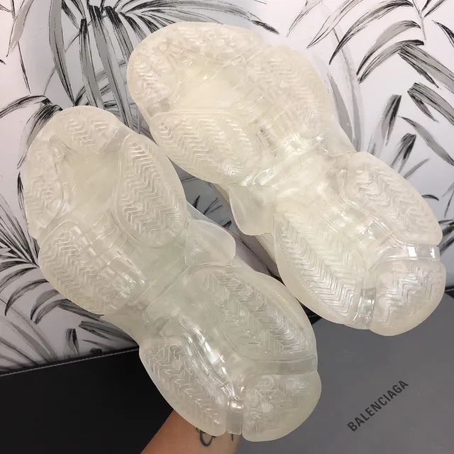 Balenciaga Triple S Chaussures Chunky Blanches 3