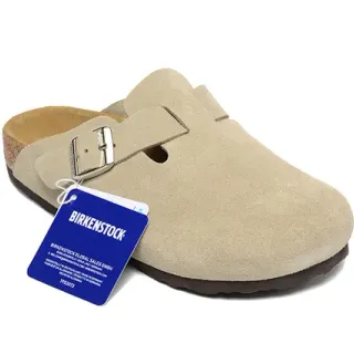 Birkenstock Arizona भूरा सुड चप्पल