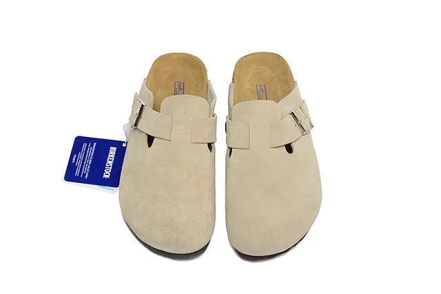 Birkenstock Arizona भूरा सुड चप्पल 3