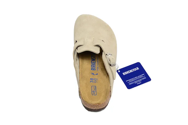Birkenstock Arizona भूरा सुड चप्पल 4