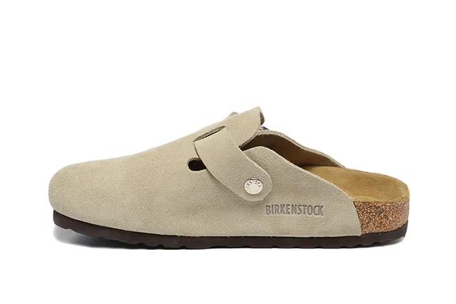 Birkenstock Arizona भूरा सुड चप्पल 5