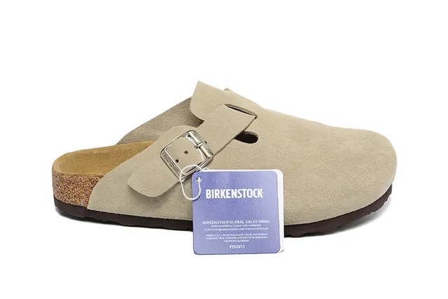 Birkenstock Arizona भूरा सुड चप्पल 6