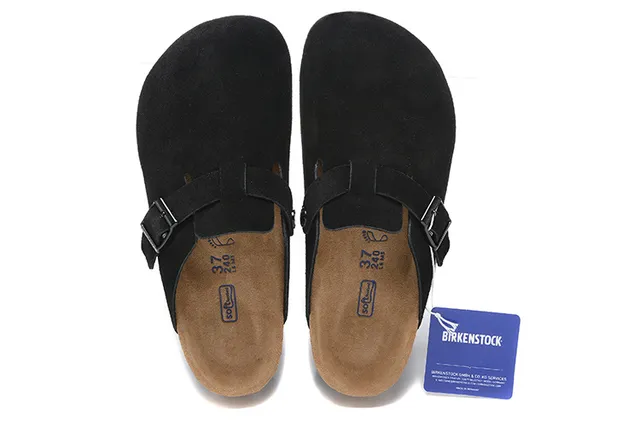 Birkenstock Arizona Black Suede Clog 2