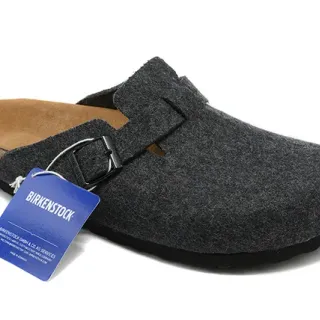 Birkenstock Arizona Dark Gray Felt Clog