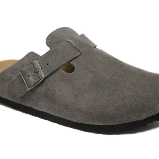 Birkenstock Arizona Gray Suede Clog