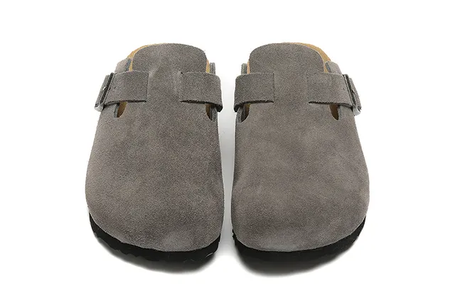 Birkenstock Arizona Gray Suede Clog 3
