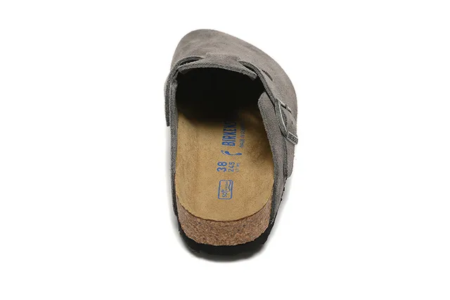 Birkenstock Arizona Gray Suede Clog 4